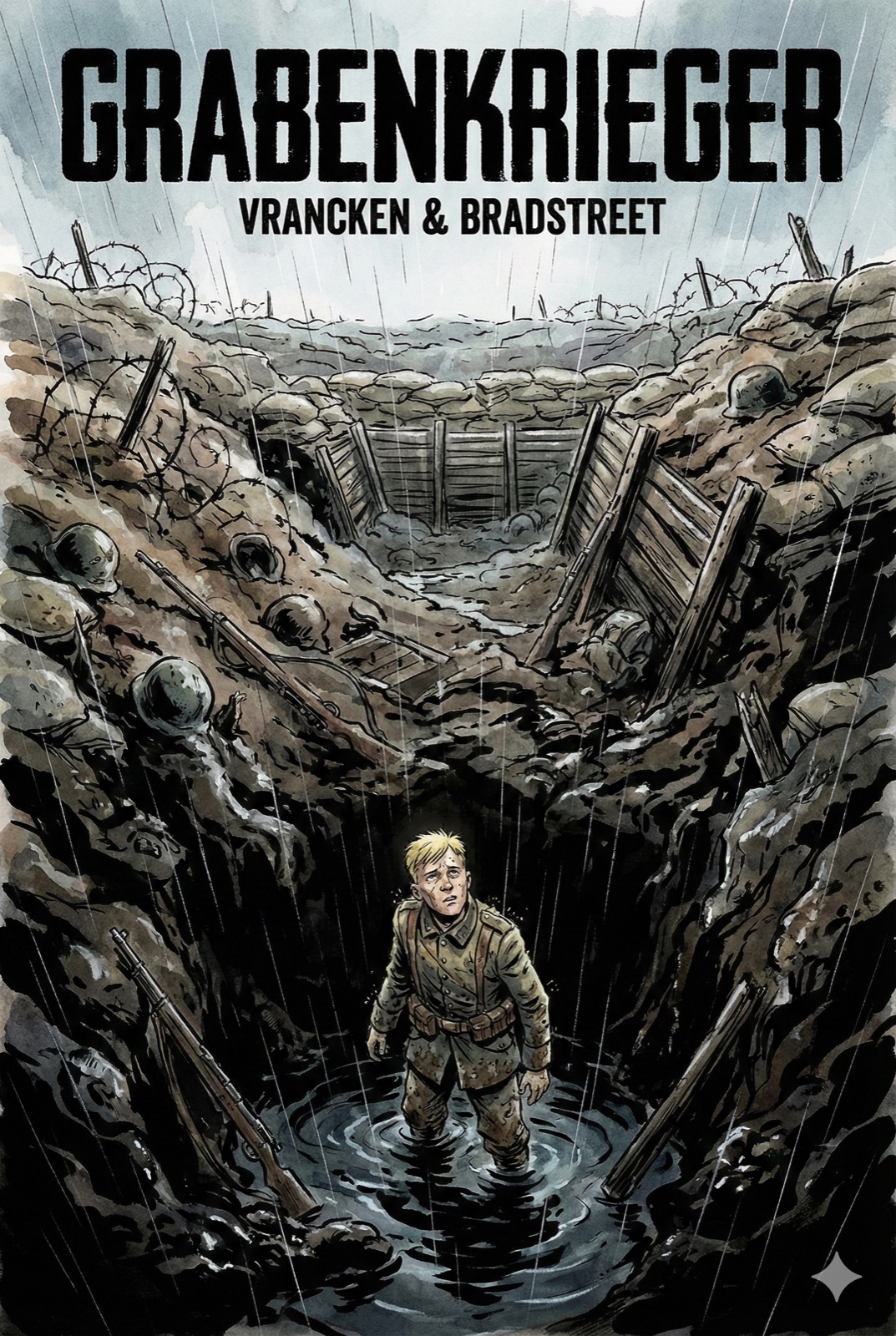 Couverture : GRABENKRIEGER, la tranchée noyée