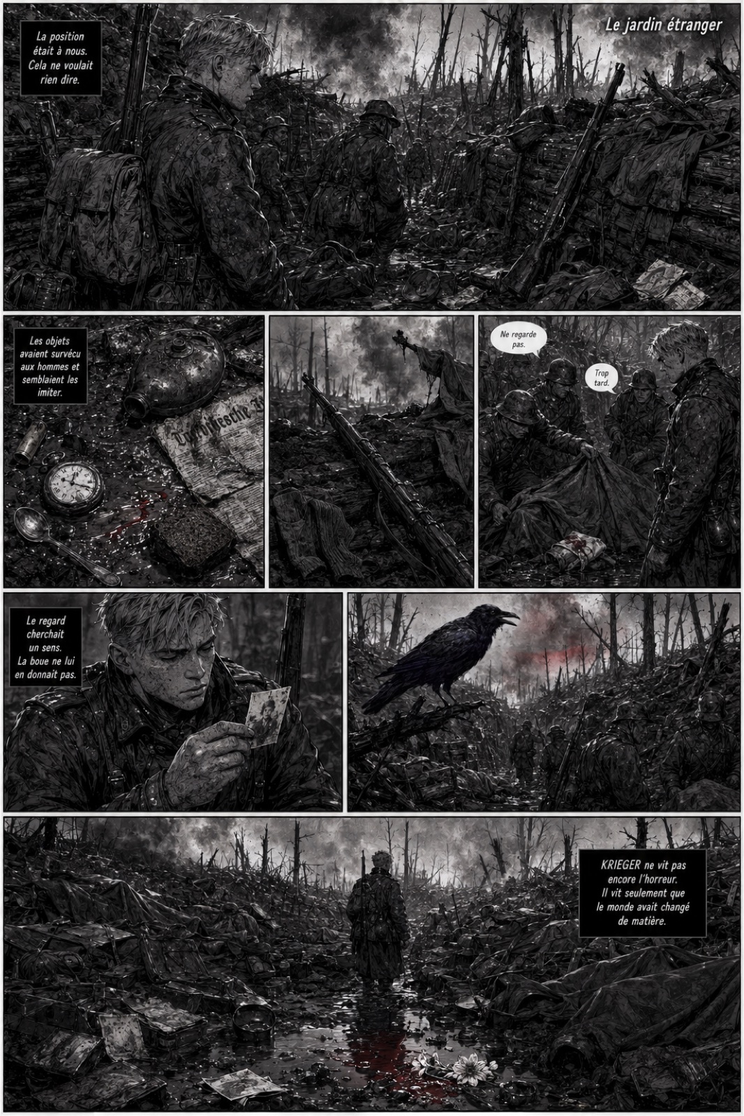 Planche : la ligne s'effondre